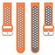 Ремешок Deexe Dual Color для часов с шириной крепления 20мм - Orange / Grey. Фото 5 из 8
