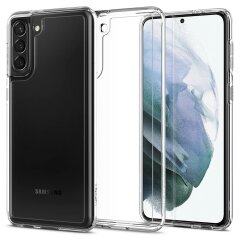 Защитный чехол Spigen (SGP) Ultra Hybrid для Samsung Galaxy S21 Plus (G996) - Crystal Clear