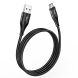 Дата-кабель Hoco U93 Shadow MicroUSB (2.4A, 1.2 m) - Black. Фото 3 из 10