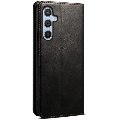 Защитный чехол UniCase Leather Wallet для Samsung Galaxy A25 (A256) - Black