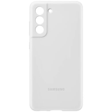 Защитный чехол Silicone Cover для Samsung Galaxy S21 FE (G990) EF-PG990TWEGRU - White