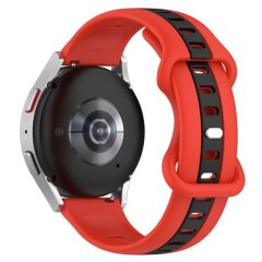 Ремешок Deexe Sport Strap для часов с шириной крепления 20мм - Red / Black