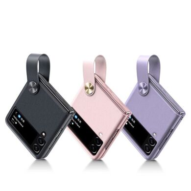 Защитный чехол GKK Strap Kickstand для Samsung Galaxy Flip 4 - Purple