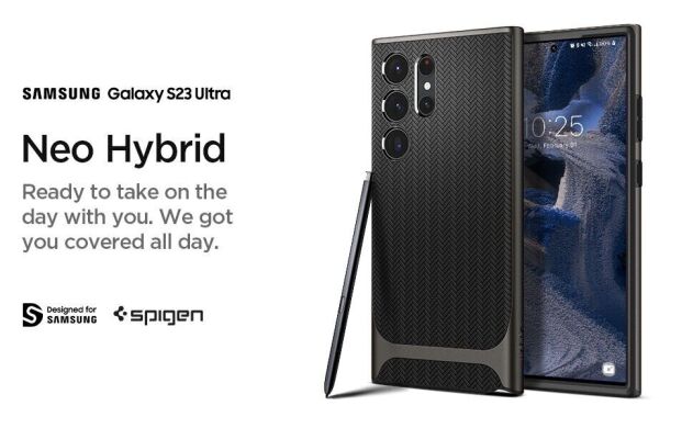 Защитный чехол Spigen (SGP) Neo Hybrid для Samsung Galaxy S23 Ultra (S918) - Gunmetal