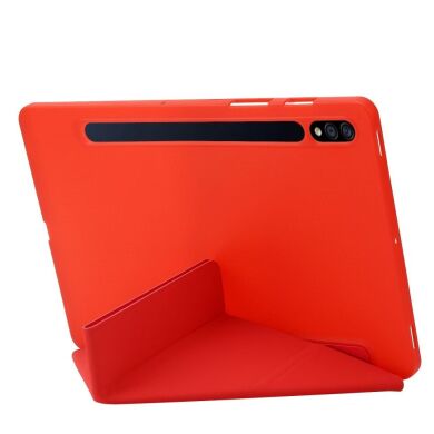 Чехол Deexe Origami Series для Samsung Galaxy Tab S9 Plus (X810/816) - Red
