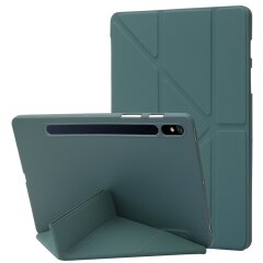 Чохол Deexe Origami Series для Samsung Galaxy Tab S9 (X710/716) - Midnight Green