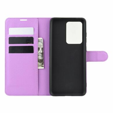 Чехол-книжка Deexe Book Type для Samsung Galaxy S20 Ultra (G988) - Purple