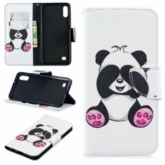 Чехол-книжка Deexe Color Wallet для Samsung Galaxy A10 (A105) - Adorable Panda