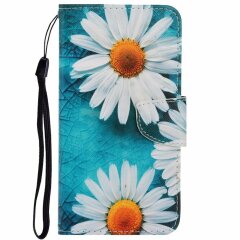 Чехол-книжка Deexe Color Wallet для Samsung Galaxy M11 (M115) - White Flowers