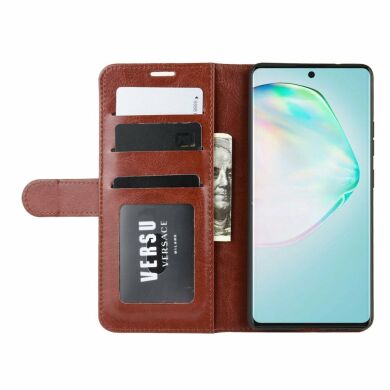 Чехол-книжка Deexe Wallet Style для Samsung Galaxy S10 Lite (G770) - Brown