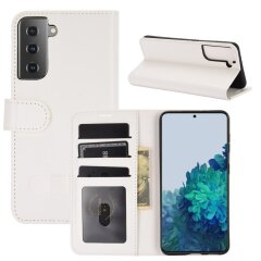 Чехол-книжка Deexe Wallet Style для Samsung Galaxy S21 Plus (G996) - White