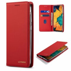 Чехол-книжка LC.IMEEKE LC-002 для Samsung Galaxy A40 (А405) - Red