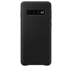 Чехол Leather Cover для Samsung Galaxy S10 (G973) EF-VG973LBEGRU - Black