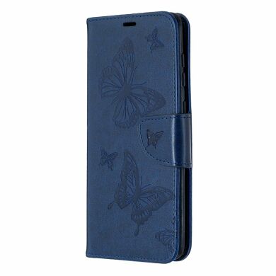 Чехол UniCase Butterfly Pattern для Samsung Galaxy A21s (A217) - Blue