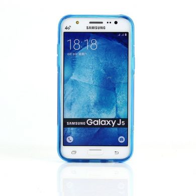 Силиконовая накладка Deexe S Line для Samsung Galaxy J5 (J500) - Blue