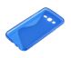 Силиконовая накладка Deexe S Line для Samsung Galaxy J5 (J500) - Blue. Фото 6 из 6