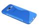 Силиконовая накладка Deexe S Line для Samsung Galaxy J5 (J500) - Blue. Фото 4 из 6