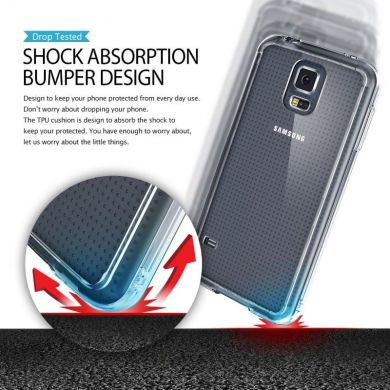 Накладка Ringke Fusion для Samsung Galaxy S5 (G900) - Black