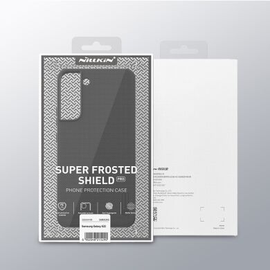 Пластиковый чехол NILLKIN Frosted Shield Pro для Samsung Galaxy S22 - Blue