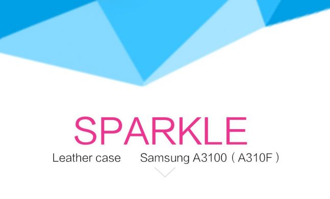 Чехол-книжка NILLKIN Sparkle Series для Samsung Galaxy A3 2016 (A310) - Black