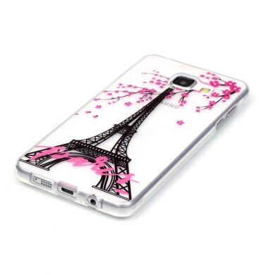 Силиконовый (TPU) чехол Deexe Pretty Glossy для Samsung Galaxy A5 2016 (A510) - Eiffel Tower