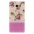 Силиконовая накладка Deexe Pretty Flowers для Samsung Galaxy A5 (A500) - Pink