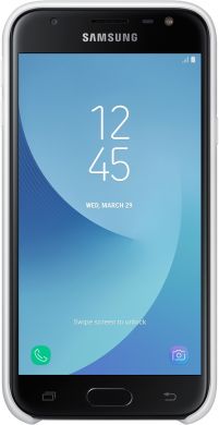 Защитный чехол Dual Layer Cover для Samsung Galaxy J3 2017 (J330) EF-PJ330CWEGRU - White