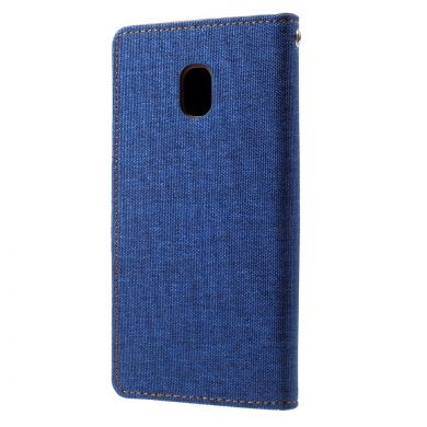 Чехол-книжка MERCURY Canvas Diary для Samsung Galaxy J3 2017 (J330) - Blue