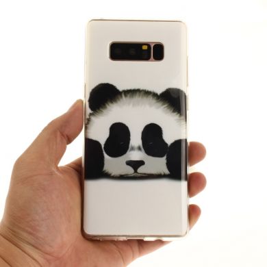Силиконовый чехол Deexe Life Style для Samsung Galaxy Note 8 (N950) - Panda Pattern