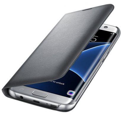 Чехол LED View Cover для Samsung Galaxy S7 edge (G935) EF-NG935PSEGRU - Silver