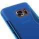 Силиконовая накладка Deexe S Line для Samsung Galaxy S7 (G930) - Blue. Фото 4 из 5