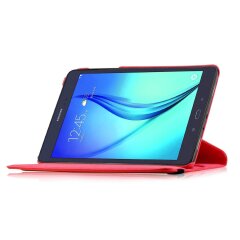 Вращающийся чехол Deexe Rotation для Samsung Galaxy Tab A 8.0 (T350/351) - Red