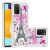 Силиконовая (TPU) накладка Deexe Fashion Glitter для Samsung Galaxy A03s (A037) - Tower