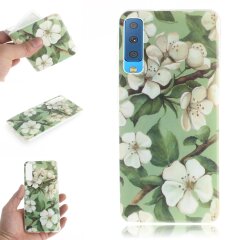 Силиконовый (TPU) чехол Deexe Life Style для Samsung Galaxy A7 2018 (A750) - Pretty Flowers