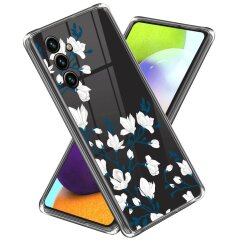 Силіконовий (TPU) чохол Deexe Pretty Glossy для Samsung Galaxy A35 (A356) - Magnolias