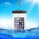 Влагозащитный чехол Deexe Waterproof L для смартфонов размером до 163х90мм - Blue. Фото 1 из 6