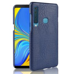 Защитный чехол Deexe Croco Style для Samsung Galaxy A9 2018 (A920) - Dark Blue