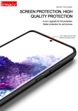 Захисний чохол IPAKY Clear BackCover для Samsung Galaxy S21 Plus (G996) - Red