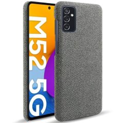 Защитный чехол KSQ Cloth Style для Samsung Galaxy M52 (M526) - Grey