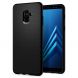 Защитный чехол Spigen SGP Liquid Air для Samsung Galaxy A8+ (A730) - Black. Фото 1 из 7