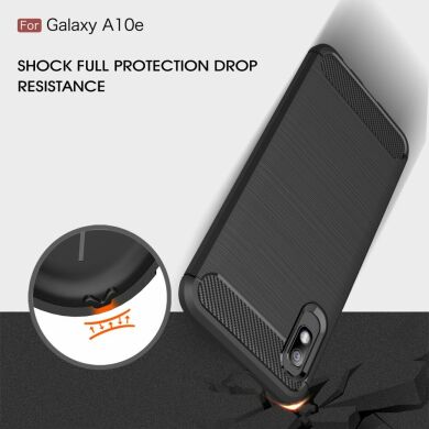 Захисний чохол UniCase Carbon для Samsung Galaxy A10e - Red