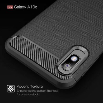 Защитный чехол UniCase Carbon для Samsung Galaxy A10e - Red