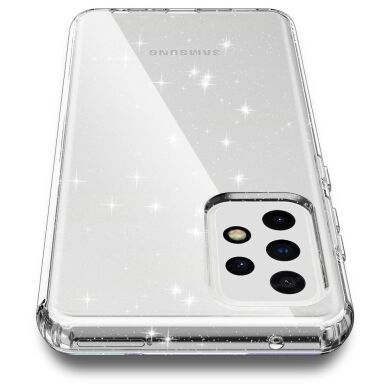 Захисний чохол UniCase Glitter Series для Samsung Galaxy A52 (A525) / A52s (A528) - Transparent