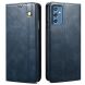 Защитный чехол UniCase Leather Wallet для Samsung Galaxy M52 (M526) - Blue. Фото 1 из 18