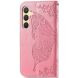 Чехол UniCase Butterfly Pattern для Samsung Galaxy S24 Plus - Pink. Фото 4 из 5