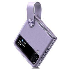 Захисний чохол GKK Strap Kickstand для Samsung Galaxy Flip 4 - Purple