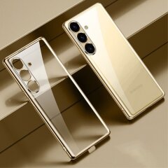 Защитный чехол SULADA Clear Cover для Samsung Galaxy S24 Plus - Gold