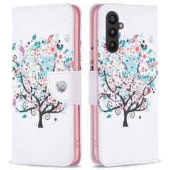 Чехол-книжка Deexe Color Wallet для Samsung Galaxy A34 (A346) - Flower Tree