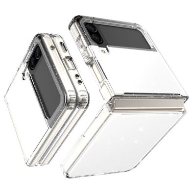 Защитный чехол UniCase Glitter Series (FF) для Samsung Galaxy Flip 4 - Transparent