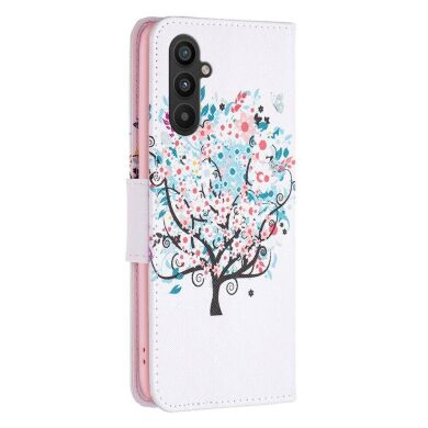 Чехол-книжка Deexe Color Wallet для Samsung Galaxy A34 (A346) - Flower Tree